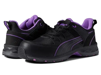 Puma Safety Stepper 2.0 Low Women's Shoes Black/lavender: 9 B - Medium