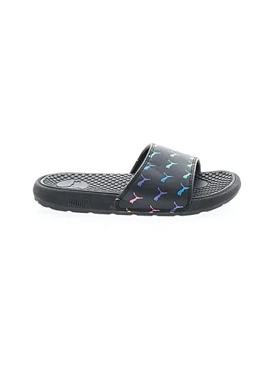 Pre-owned Puma Kids' Sandals In Black