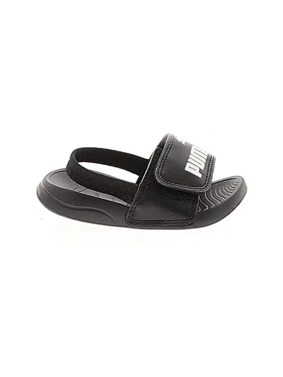 Pre-owned Puma Kids' Sandals In Black
