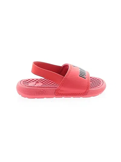 Pre-owned Puma Kids' Sandals In Red