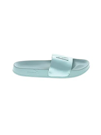 Pre-owned Puma Sandals In Teal