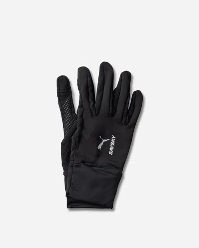 Puma Saysky Storm Shield Fingered Gloves In Black