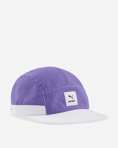 Puma Saysky Ultraweave 5 Panel Cap Ultra In Purple