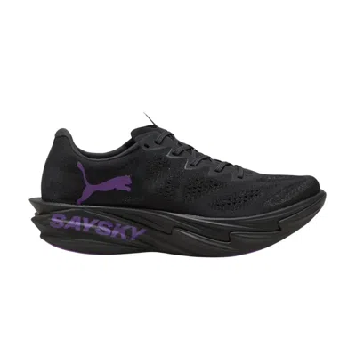 Pre-owned Puma Saysky X  Wmns Deviate Nitro Elite 4 'flat Dark Gray Ultra Purple' | Grey | Women's Size 7.5