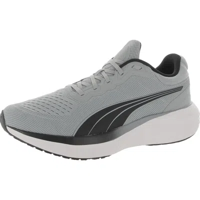 Puma Scend Pro Engineered Fade Mens Fitness Workout Running & Training Shoes In Gray