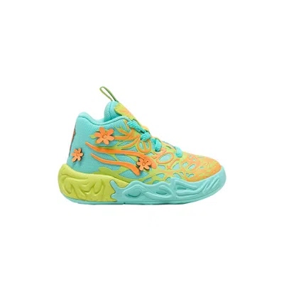 Pre-owned Puma Scooby-doo X Mb.04 Toddler 'mystery Machine' | Teal | Infant Size 5 In Blue