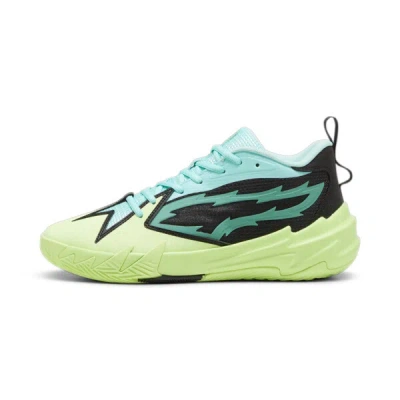 Puma Scoot Zeros Big Kids' Basketball Shoes In Fizzy Apple-electric Peppermint