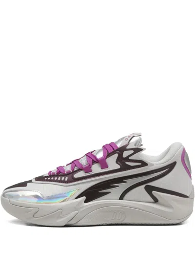 PUMA SCOOT ZEROS II "FEATHER GREY/WILD BERRY" SNEAKERS