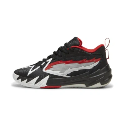 Puma Scoot Zeros O.d.d City Men's Basketball Shoes In Black-for All Time Red