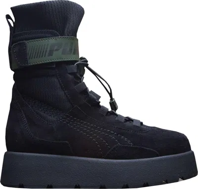 Pre-owned Puma Scuba Boot Rihanna Fenty Black (women's) Sneakers In  Black