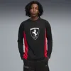 Puma Scuderi Ferrari Hp Lifestyle Long Sleeve T-shirt Men In Black