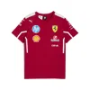 Puma Scuderia Ferrari 2025 Team Big Kids' T-shirt In Red