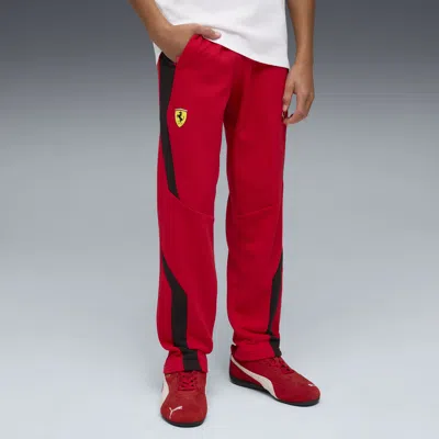 Puma Scuderia Ferrari Big Kids' Sweatpants In Red