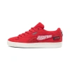 Puma Unisex Scuderia Ferrari Clyde Garage Crews Sneakers In Rosso Corsa-warm White