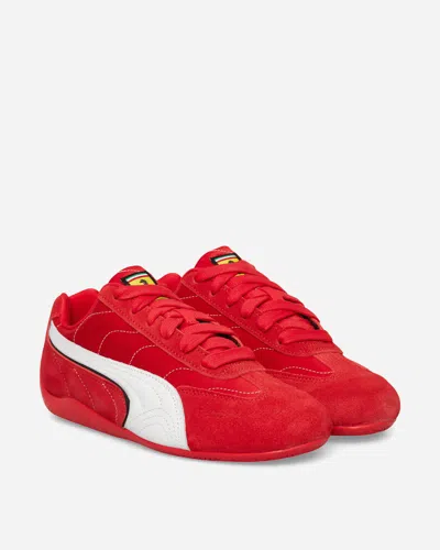 Puma Scuderia Ferrari Hp Monza Speedcat Sneakers Rosso Corsa / White In Red