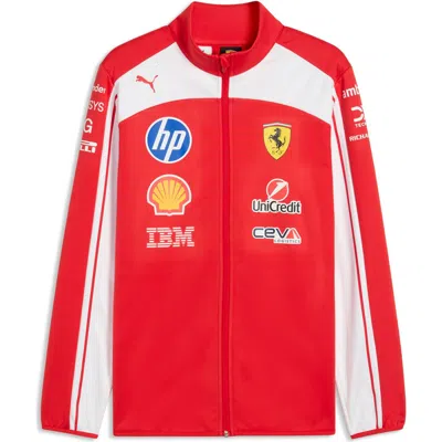 Puma Scuderia Ferrari Hp Replica Softshell Jacket In Red
