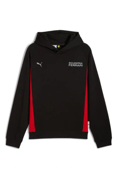 Puma Scuderia Ferrari Lifestyle Graphic Hoodie In Black