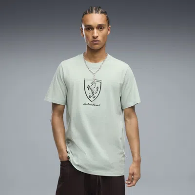Puma Scuderia Ferrari Men's Graphic T-shirt In Green