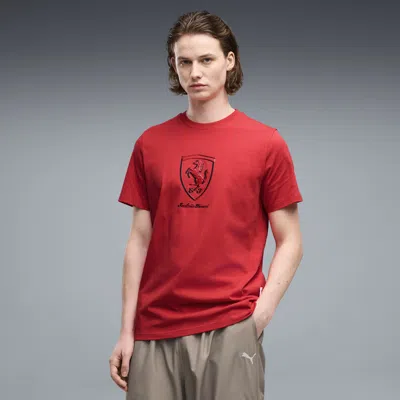 Puma Scuderia Ferrari Men's Graphic T-shirt In Red