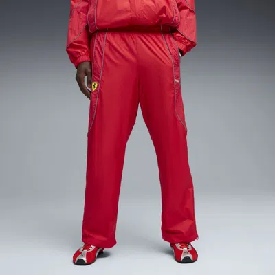 Puma Scuderia Ferrari Men's Tech-x Pants In Red