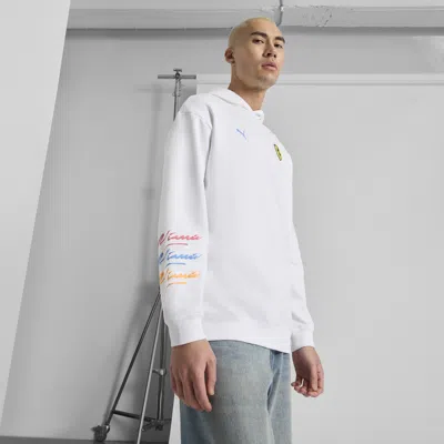 Puma Scuderia Ferrari Miami Limited Edition Graphic Hoodie Men In White