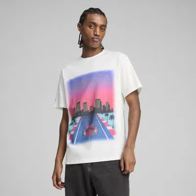 Puma Scuderia Ferrari Miami Limited Edition Graphic T-shirt Men In White