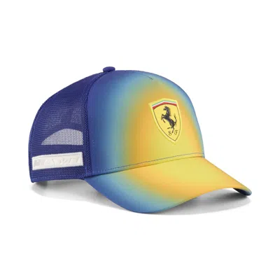 Puma Scuderia Ferrari Miami Trucker Hat In Yellow