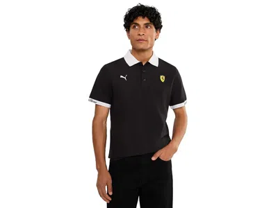 Puma Scuderia Ferrari Piquet Polo Men's Clothing  Black: Sm