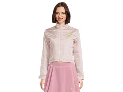 Puma Scuderia Ferrari Premium Racing Jacket In Purple