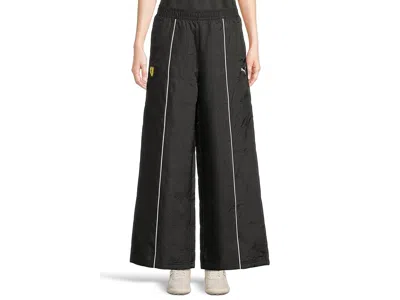 Puma Scuderia Ferrari Premium Woven Pants In Black