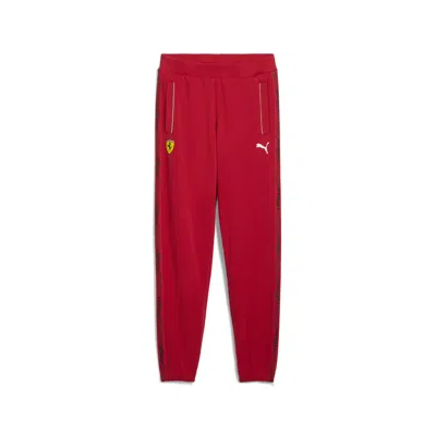 Puma Scuderia Ferrari Race Big Kids' Sweatpants In Red