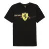 Puma Shield Graphic T-shirt In Black