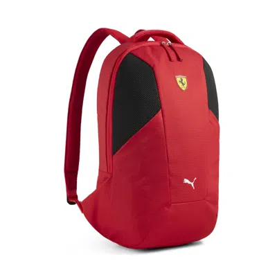 Puma Scuderia Ferrari Race Large Backpack In Red