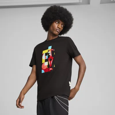 Puma Ferrari Race Graphic T-shirt 2 In Black