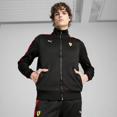 Puma Scuderia Ferrari Race Men's Mt7 Jacket In Black
