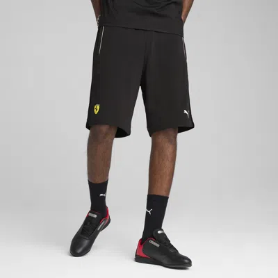 Puma Scuderia Ferrari Race Men's Sweat Shorts In Black
