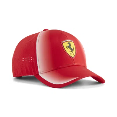 Puma Scuderia Ferrari Replica Team Adjustable Hat In Red