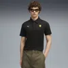 Puma Scuderia Ferrari Sportswear Cs Polo Shirt Men In Black