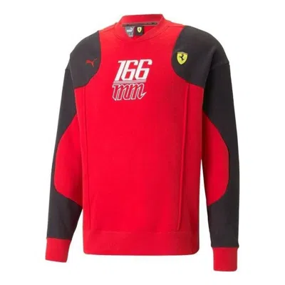 Puma Scuderia Ferrari Statement Crew  Neck Sweatshirt 'red'