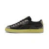 Puma Scuderia Ferrari Suede Trippy Sneakers In Black-speed Yellow