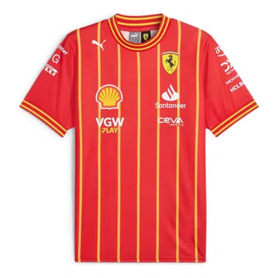 PUMA PUMA SCUDERIA FERRARI TEAM FOOTBALL JERSEY 'LECLERC'