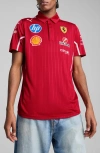 Puma Scuderia Ferrari Team Pro Polo In Red