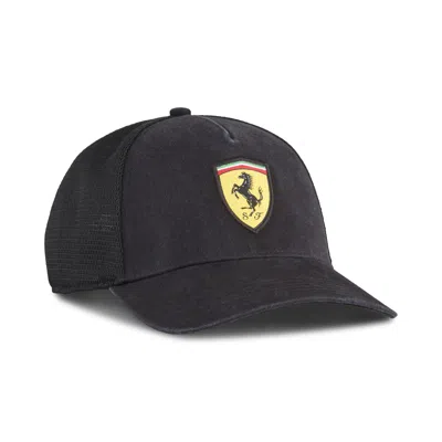 Puma Scuderia Ferrari Trucker Hat In Black