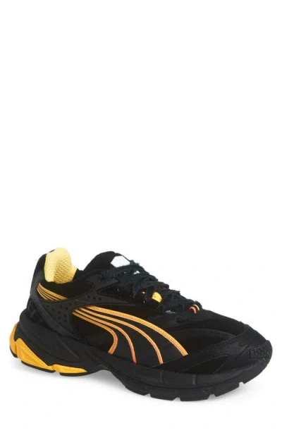 Puma Scuderia Ferrari Neon Energy Velophasis Men's Sneakers In Black