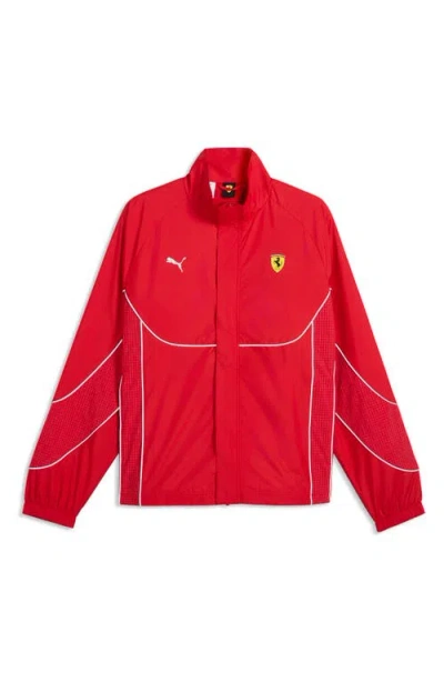 Puma Scuderia Ferrari Windbreaker In Red