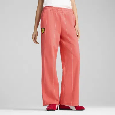 Puma Scuderia Ferrari Women's Pants In Pink