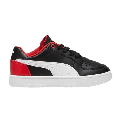 Pre-owned Puma Scuderia Ferrari X Caven 2.0 Big Kid 'rosso Corsa' | Black | Kid's Size 6