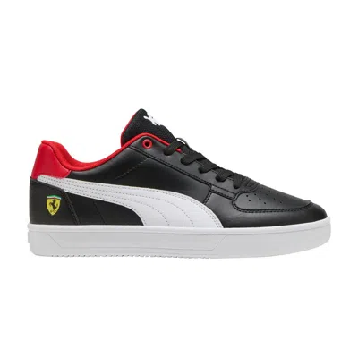 Pre-owned Puma Scuderia Ferrari X Caven 2.0 'black White Red'