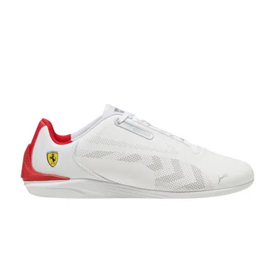 Pre-owned Puma Scuderia Ferrari X Drift Cat Decima 2.0 'white Rosso Corsa'