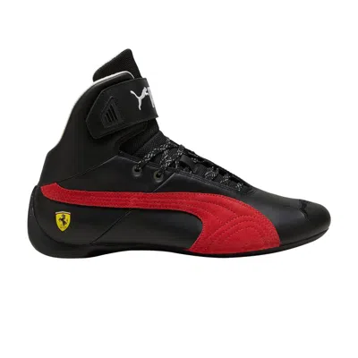 Pre-owned Puma Scuderia Ferrari X Future Cat Mid 'black Rosso Corsa'